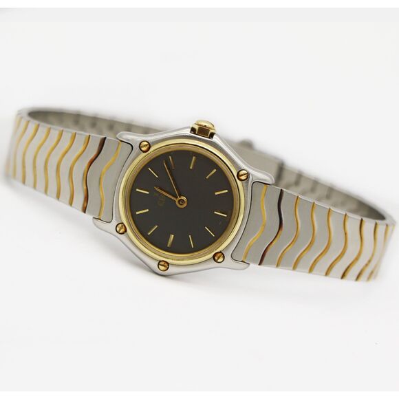 Vintage Ebel Sport Classic Two-Tone Stainless Steel & Gold – Grey Dial